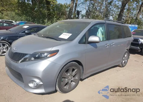2015 Toyota Sienna Sport from USA, damaged, VIN 5TDXK3DC3FS558896
